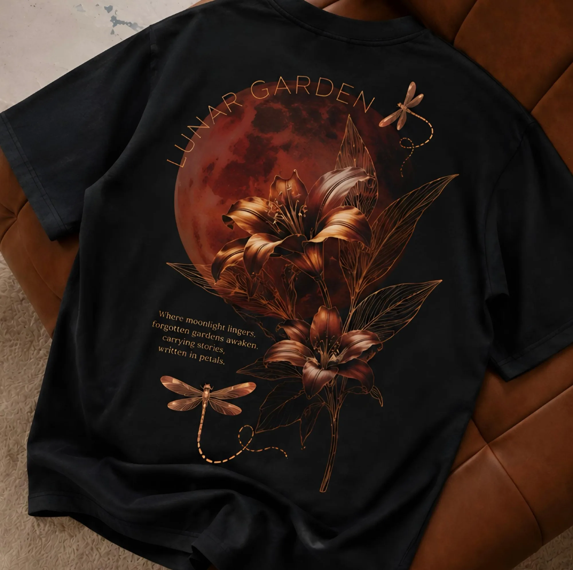 Lunar Garden Oversize Tee
